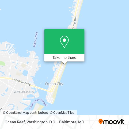 Ocean Reef map