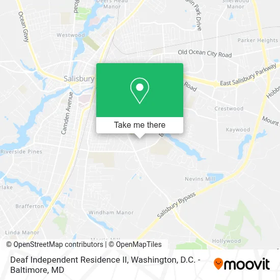 Deaf Independent Residence II map