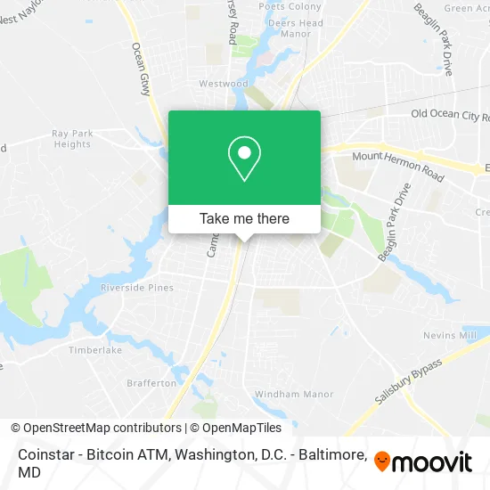 Coinstar - Bitcoin ATM map