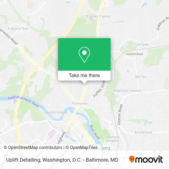 Uplift Detailing map