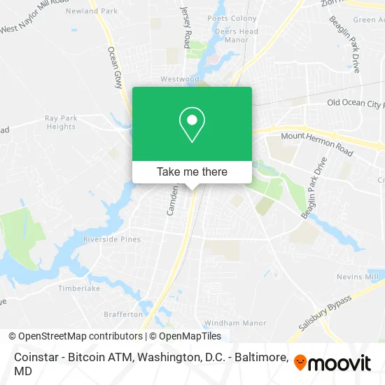 Coinstar - Bitcoin ATM map