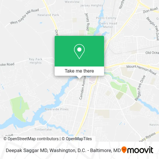 Deepak Saggar MD map