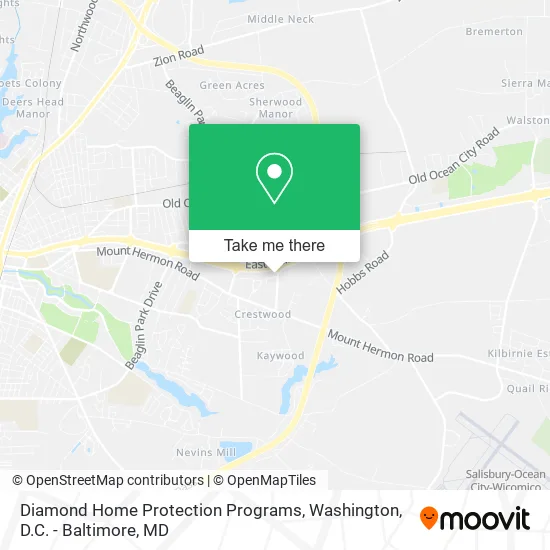 Diamond Home Protection Programs map