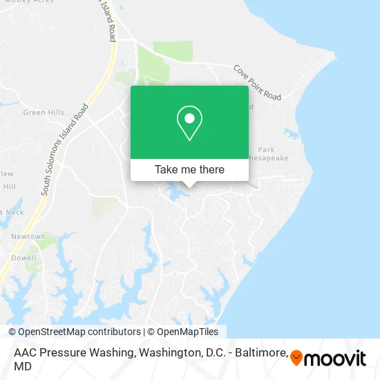 AAC Pressure Washing map