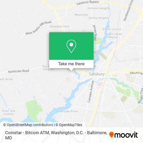 Coinstar - Bitcoin ATM map