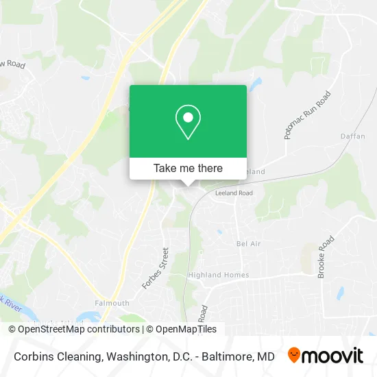 Mapa de Corbins Cleaning