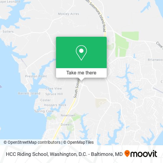 HCC Riding School map