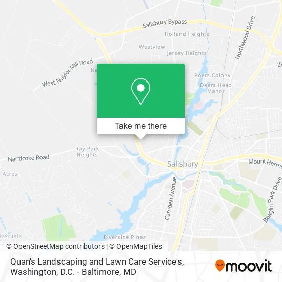 Quan's Landscaping and Lawn Care Service's map