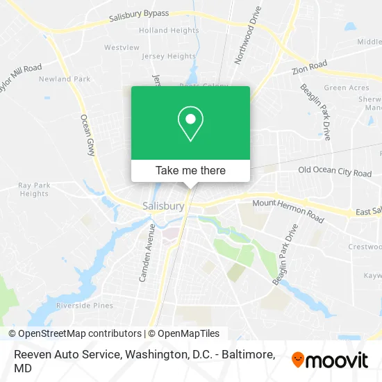 Reeven Auto Service map