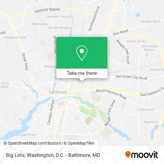 Big Lots map