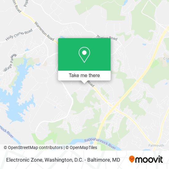 Electronic Zone map