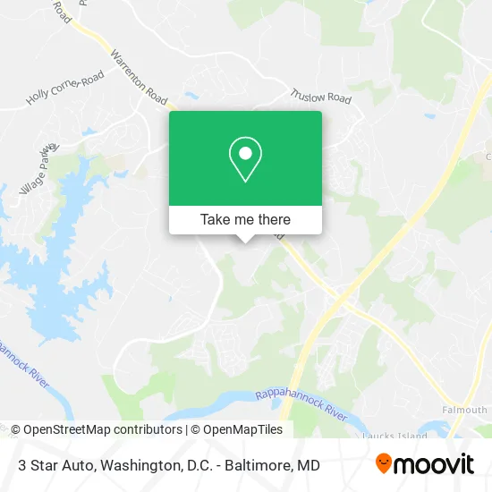 3 Star Auto map