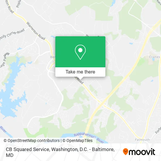 CB Squared Service map