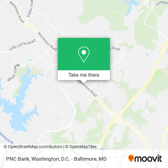 PNC Bank map