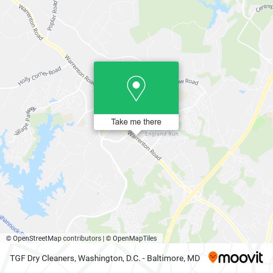 Mapa de TGF Dry Cleaners
