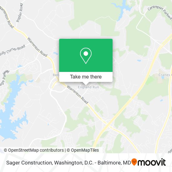 Sager Construction map