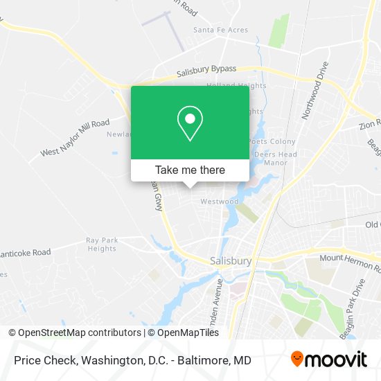 Price Check map