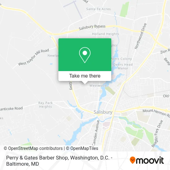 Perry & Gates Barber Shop map