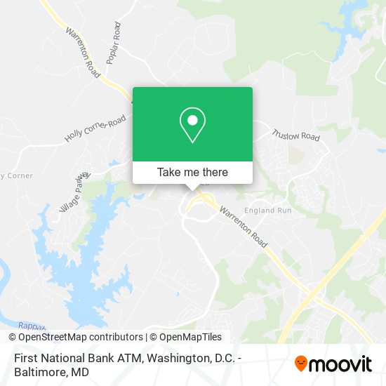 First National Bank ATM map