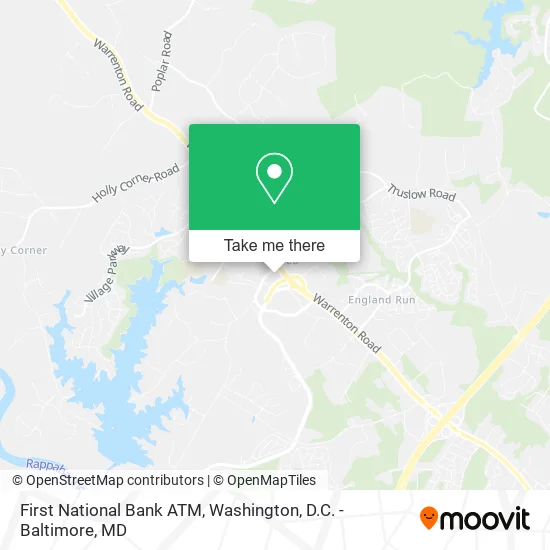 First National Bank ATM map