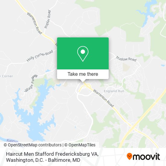 Mapa de Haircut Men Stafford Fredericksburg VA