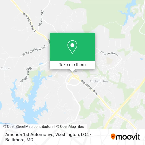 America 1st Automotive map