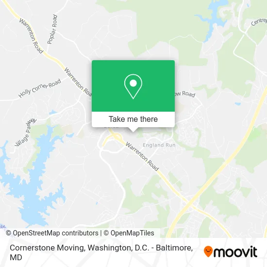 Cornerstone Moving map