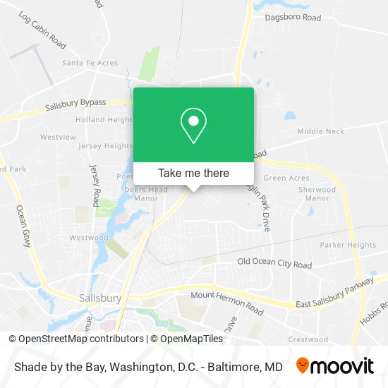 Shade by the Bay map