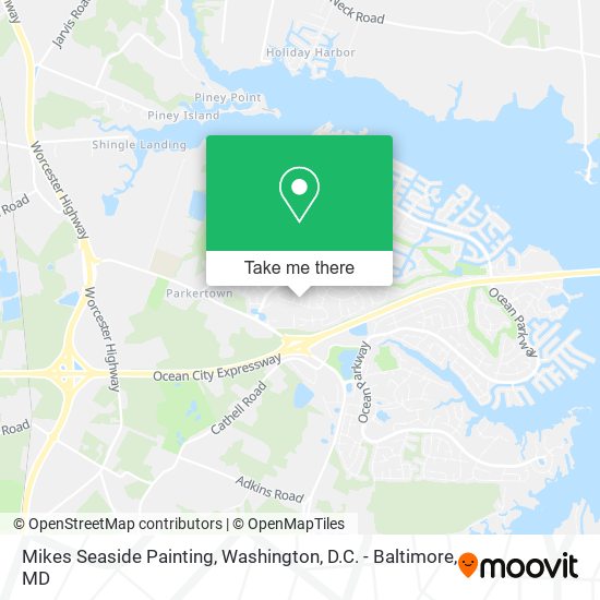 Mikes Seaside Painting map