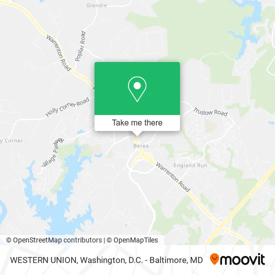 WESTERN UNION map