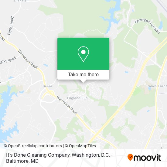 It's Done Cleaning Company map