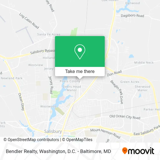Bendler Realty map