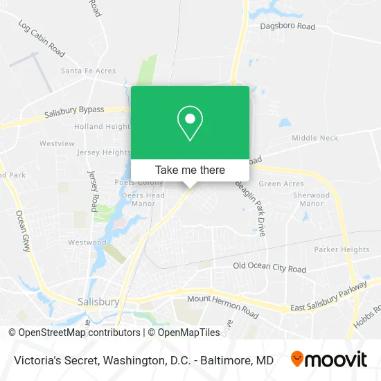 Victoria's Secret map