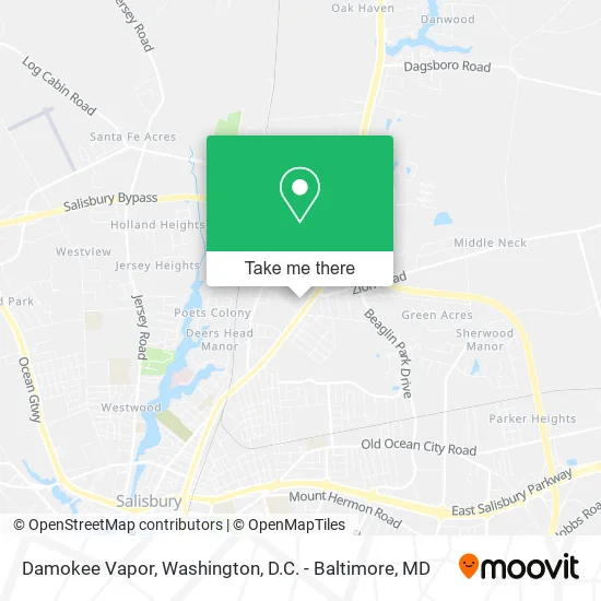 Damokee Vapor map