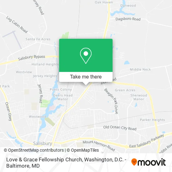 Mapa de Love & Grace Fellowship Church