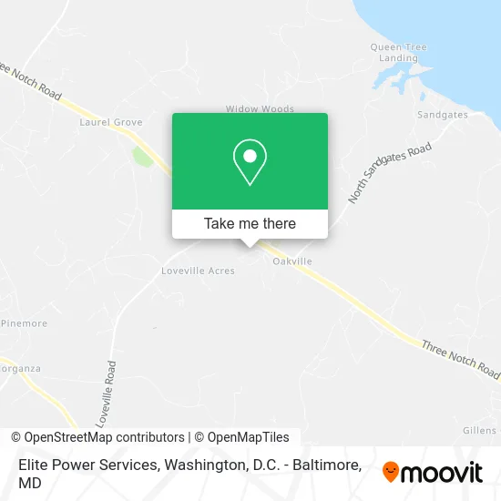 Elite Power Services map