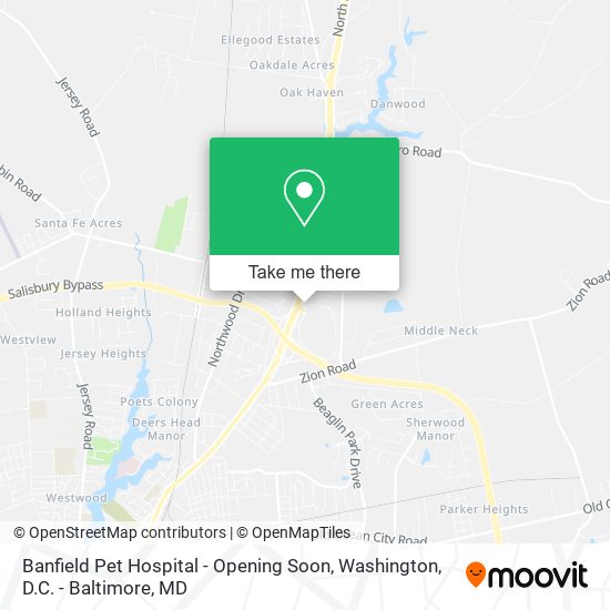 Banfield Pet Hospital - Opening Soon map