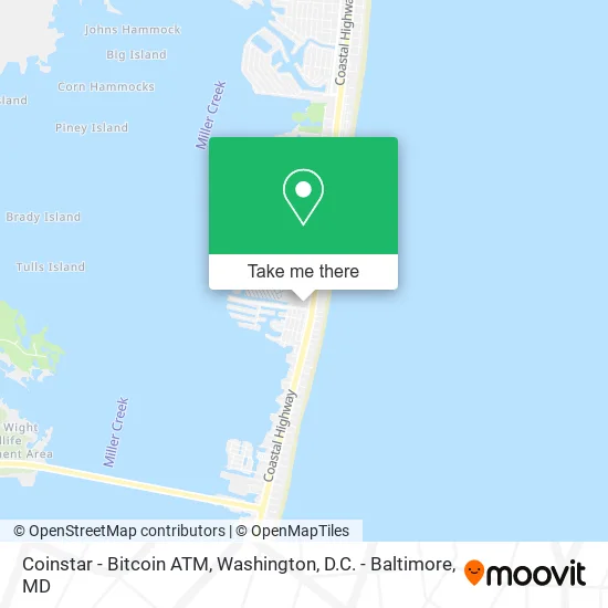 Coinstar - Bitcoin ATM map