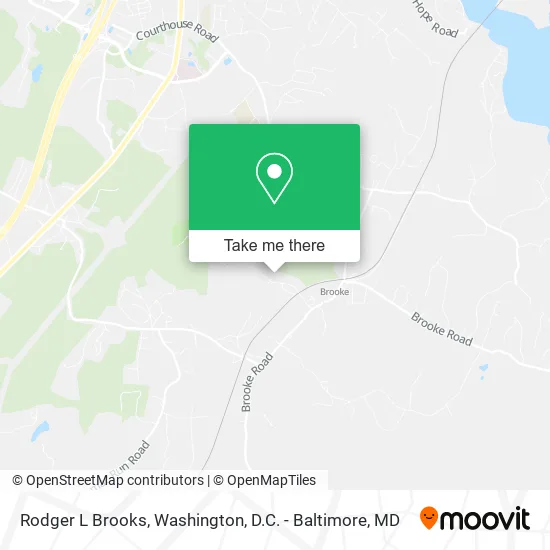 Rodger L Brooks map
