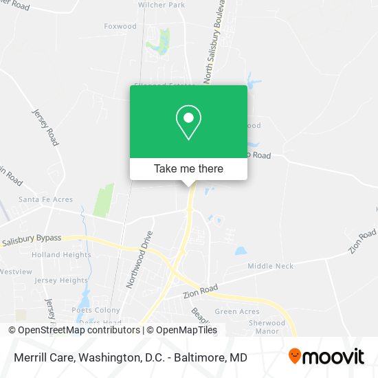 Merrill Care map