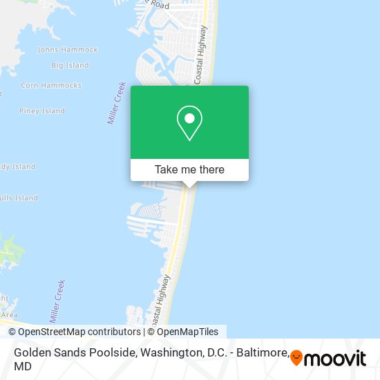 Mapa de Golden Sands Poolside