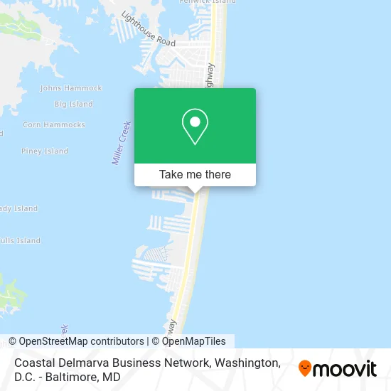 Coastal Delmarva Business Network map