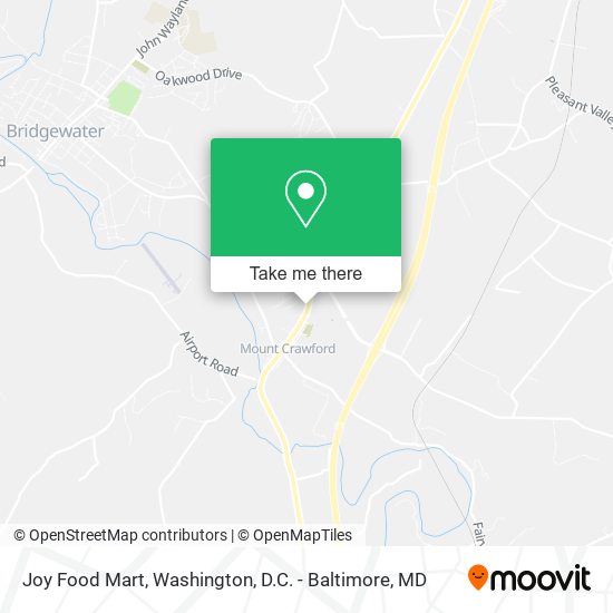 Mapa de Joy Food Mart