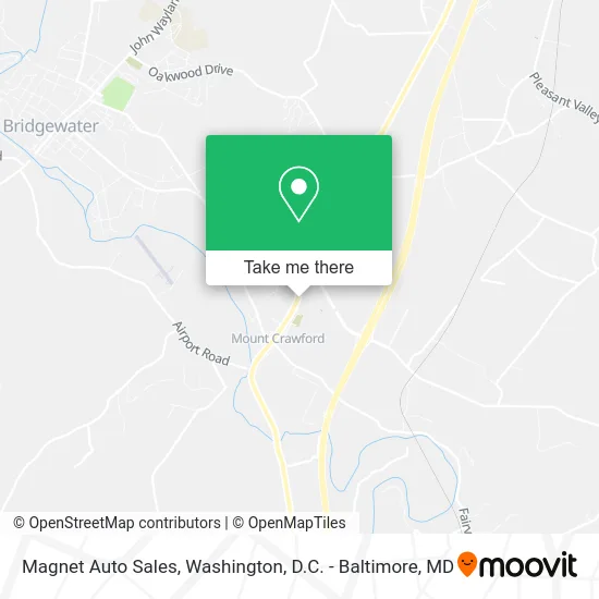 Magnet Auto Sales map