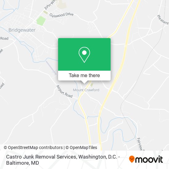 Castro Junk Removal Services map