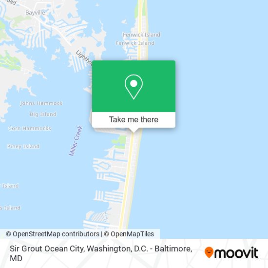 Mapa de Sir Grout Ocean City