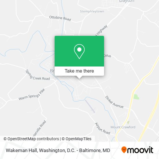 Wakeman Hall map