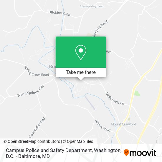 Mapa de Campus Police and Safety Department