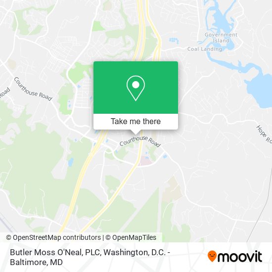 Butler Moss O'Neal, PLC map