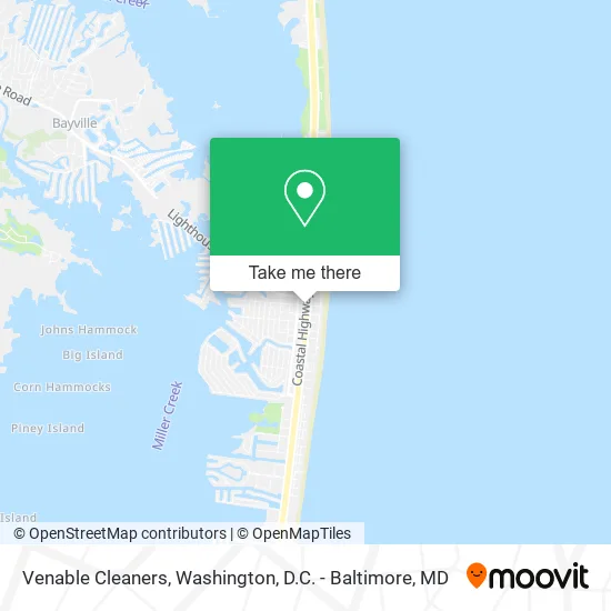Venable Cleaners map